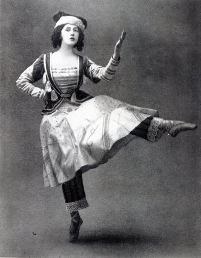 Tamara Karsavina im Ballett 